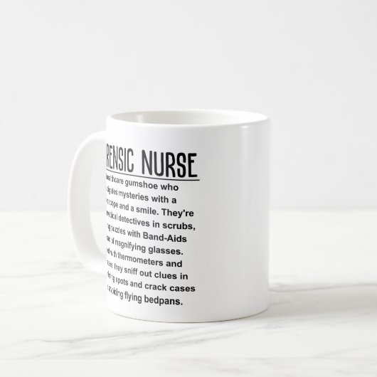 Krankenschwester Kaffeetasse (Vorderseite Links)
