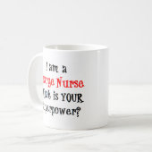 Krankenschwester Kaffeetasse (Vorderseite Links)