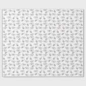 Krankenschwester-Kappe und Stethoskop Geschenkpapier (Flach)