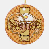 Krankenschwester Keramik Ornament (Vorne)