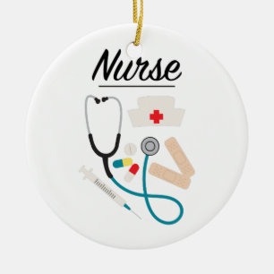 Krankenschwester Keramik Ornament