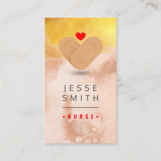 Krankenschwester / Kinderpfleger / pfleger Visitenkarte (Vorderseite)