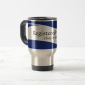 Krankenschwester-Klasse des kundenspezifischen Reisebecher (Vorderseite Links)