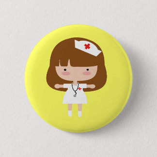Krankenschwester-Knopf Button