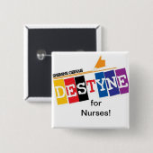 Krankenschwester-Knopf Button (Vorne & Hinten)