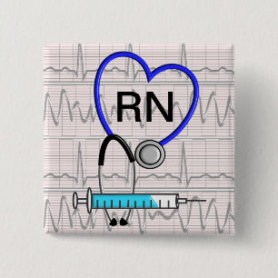 Krankenschwester-Knopf-Stethoskop Button