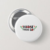 Krankenschwester Krankenschwester kommt Virus Go Button (Vorne & Hinten)