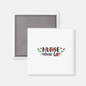 Krankenschwester Krankenschwester kommt Virus Go Magnet (Vorderseite/Rückseite)
