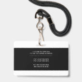 Krankenschwester/Krankenschwester mit älterer Kran Ausweis (Rückseite mit Lanyard)
