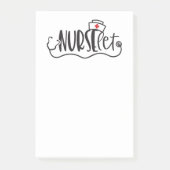 Krankenschwester Krankenschwester Post-it Klebezettel (Vorderseite)