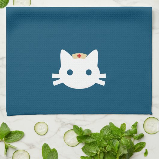 Krankenschwester Küchentuch (Gefaltet)