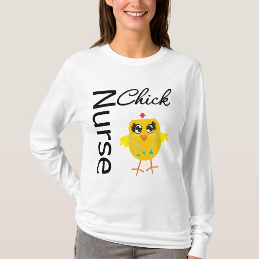 Krankenschwester-Küken T-Shirt (Vorderseite)