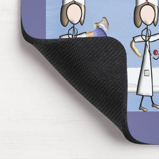 Krankenschwester-Kunst-Geschenke Mousepad (Ecke)