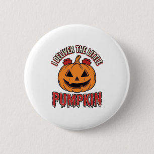 Krankenschwester-Kürbis-Halloween-Liefer-Shirt-Des Button