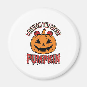 Krankenschwester-Kürbis-Halloween-Liefer-Shirt-Des Magnet