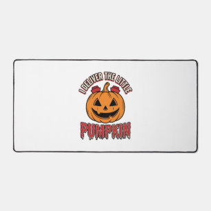 Krankenschwester Kürbis Halloween Lieferung Shirt  Schreibtischunterlage