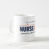 Krankenschwester-Leben-Kaffeetasse - Lustiges Gesc Kaffeetasse (Vorderseite Links)