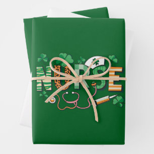 Krankenschwester Leben Krankenpfleger Tag Geschenk Geschenkpapier Set