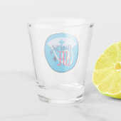 Krankenschwester Leben Nadel Schnapsglas (Rückseite)
