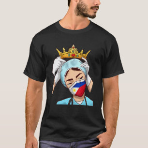 Krankenschwester Lebensretter Prinzessin Filipino T-Shirt