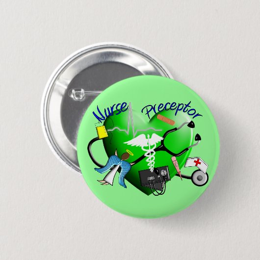 Krankenschwester-Lehrer-Geschenke Button (Vorne & Hinten)