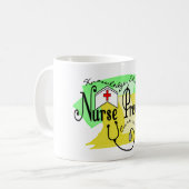 Krankenschwester-Lehrer Kaffeetasse (Vorderseite Links)
