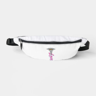 Krankenschwester Liebe Caduceus Floral Medizinisch Bauchtasche