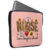 Krankenschwester, Liebe, Inspirier, Heilung Laptop Laptopschutzhülle (Vorne Rechts)