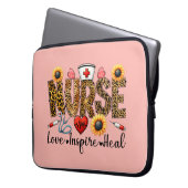 Krankenschwester, Liebe, Inspirier, Heilung Laptop Laptopschutzhülle (Vorderseite Links)