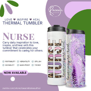 Krankenschwester Liebe Inspirieren Heilen Thermal Thermosbecher