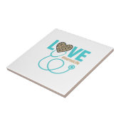 Krankenschwester Liebe Leopard Stethoskop Vektor D Fliese (Seite)