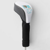 Krankenschwester Liebe Leopard Stethoskop Vektor D Golf Headcover (angewinkelt)
