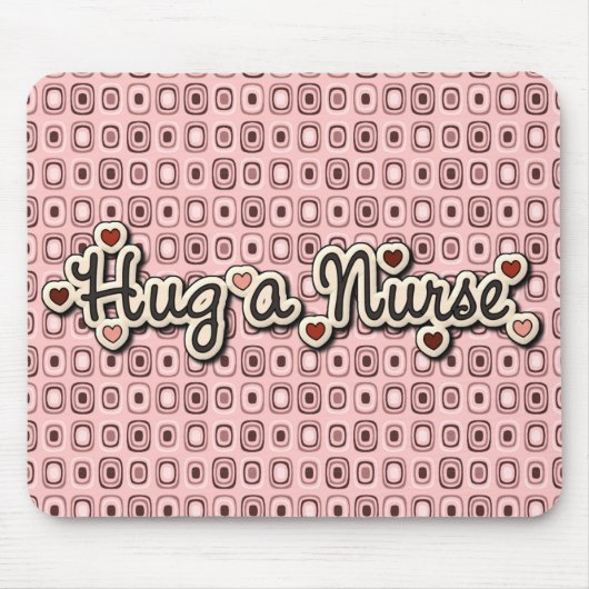 Krankenschwester-Liebe-Umarmung eine Mousepad (Vorne)