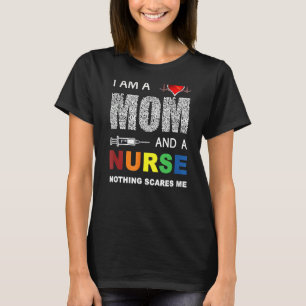 Krankenschwester liebt ich eine Mama und ein Krank T-Shirt