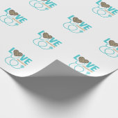 Krankenschwester Love Leopard Stethoskop Vektor De Geschenkpapier (Ecke)