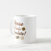 Krankenschwester-(lustiges) Geschenk Kaffeetasse (Vorderseite Links)