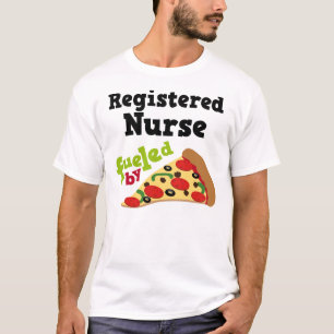 Krankenschwester-(lustiges) Pizza-T-Shirt T-Shirt