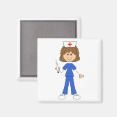 Krankenschwester Magnet (Vorderseite/Rückseite)