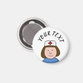 Krankenschwester Magnet (Vorderseite/Rückseite)