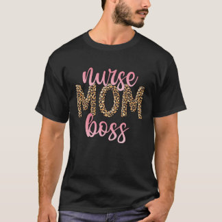 Krankenschwester Mama Boss Stillende Mama  Kranken T-Shirt
