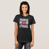 Krankenschwester Mama stark, Muttertag T-Shirt (Vorne ganz)