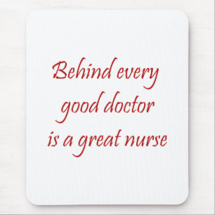 Krankenschwester-Mausunterlage Mousepad