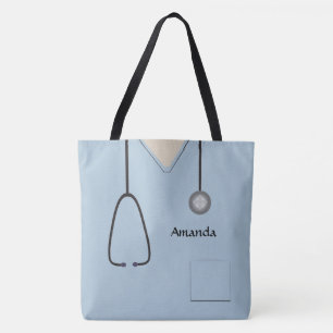 Krankenschwester Medical Scrubs Light Blue AOPLT Tasche
