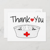 Krankenschwester Medical Stethoscope Pflege Vielen Postkarte (Vorne/Hinten)