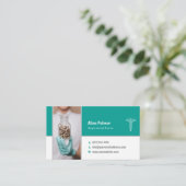 Krankenschwester | Medizinisch Beruflich Visitenkarte (Stehend Vorderseite)