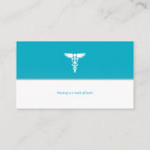 Krankenschwester | Medizinisch Beruflich Visitenkarte (Rückseite)