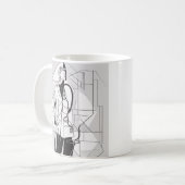 Krankenschwester Medizinischer Fachmann Beschäftig Kaffeetasse (Vorderseite Links)