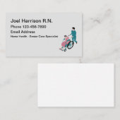 Krankenschwester-medizinisches Thema Visitenkarte (Vorne/Hinten)