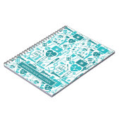 Krankenschwester/Medizinstudentin - Name/Monogramm Notizblock (Linke Seite)