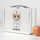 Krankenschwester Metall Brotdose (Beispiel)